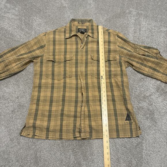 Vintage Polo Jeans Co Ralph Lauren Shirt Mens Size Medium Plaid Flannel - Picture 6 of 7